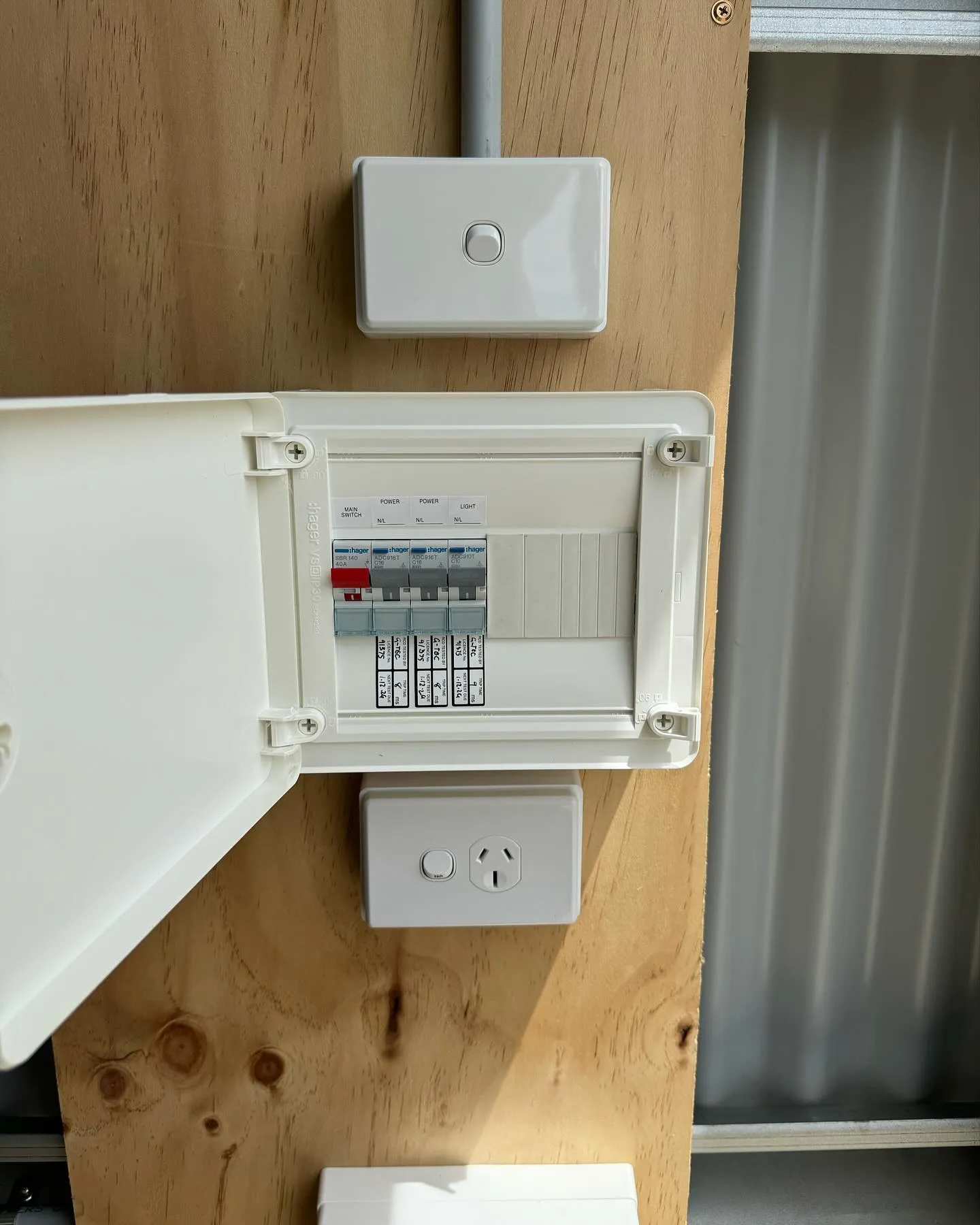 Hager switchboard upgrade in a Toowoomba home